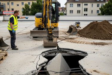 werkunternehmer-haftung-fuer-tiefgaragendach-schaden Tragfähigkeit prüfen: Pflicht des Bauunternehmers – Volle Haftung bei grober Fahrlässigkeit